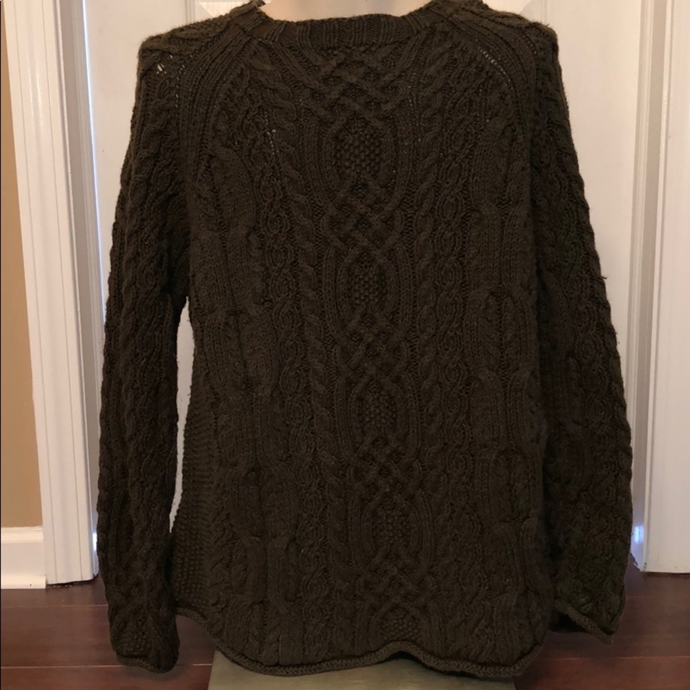 Abercrombie and Fitch Sweater Army Green